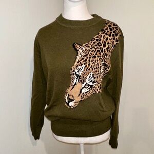 Ronny Kobo Women's US XS Nadim Knit Sweater Army  Green0481737AJQ